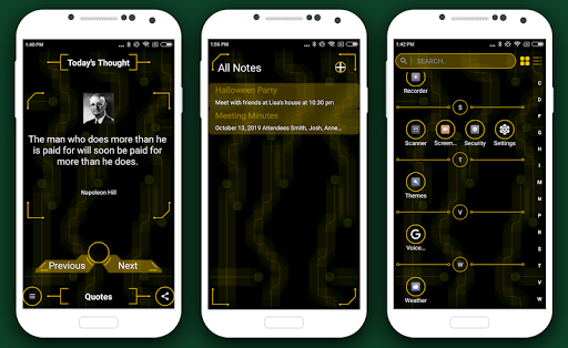 Screenshot of Hi-tech newest launcher