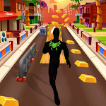 Cover Image of Télécharger Spider Subway Super Hero Man Dash 9.1 APK