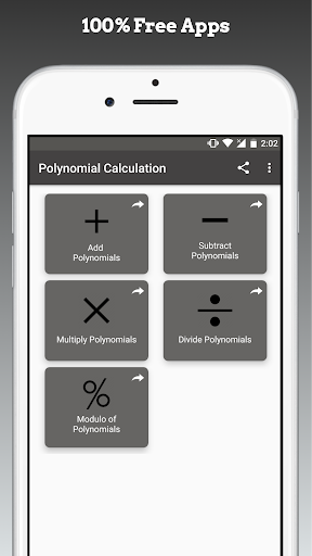 Screenshot of Polynomial Calculator