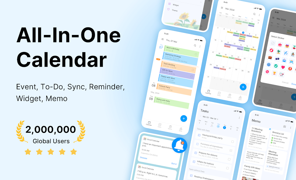 Calendar Planner - Agenda App 2.04.09.0419 APK + Мод (Unlimited money) за Android