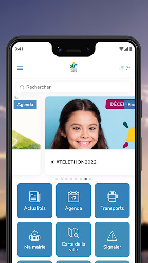 Android application Mauguio Carnon - Ma ville ! screenshort