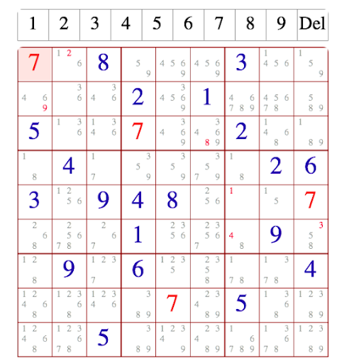 Android application Sudoku Solver screenshort