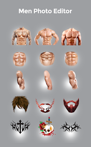 Captura de Pantalla 5 Men Body Styles SixPack tattoo android
