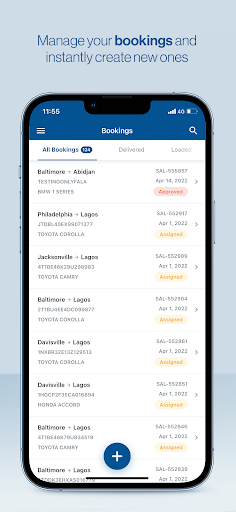 Android application Global Kings Logistics screenshort