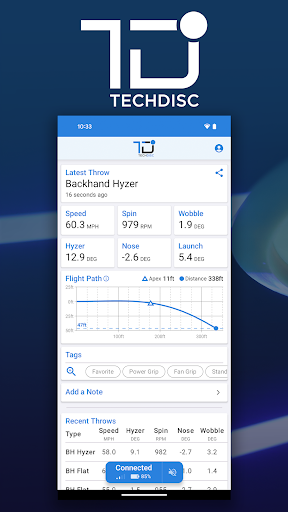 Android application TechDisc screenshort