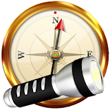 Bright Flashlight Compass icon