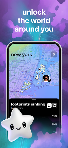Screenshot of Blink — friends location