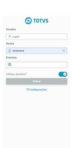 Android application Minha Manutenção - Datasul screenshort