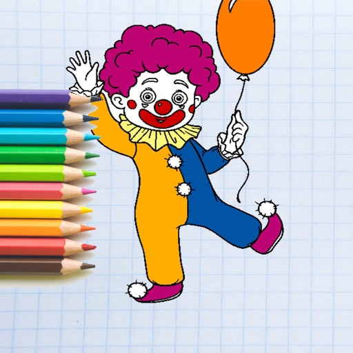 Clown Coloring Book logo
