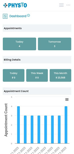 PlusPhysio Screen 3