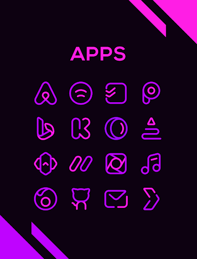 Android application Linebit G Icon Pack screenshort