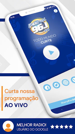 Rádio Litoral 96.1 FM Screen 3
