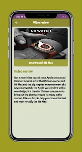 smart watch N8 Max Guide
