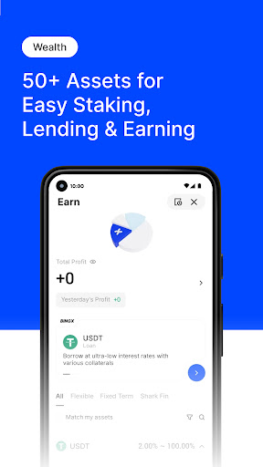 Screenshot of BingX Trade BTC, Buy Crypto