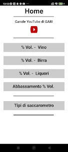 Calcolo gradazione alcolica