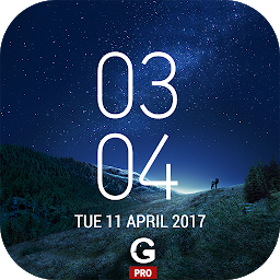 Ikonbillede Galaxy S8 Plus Digital Clock W