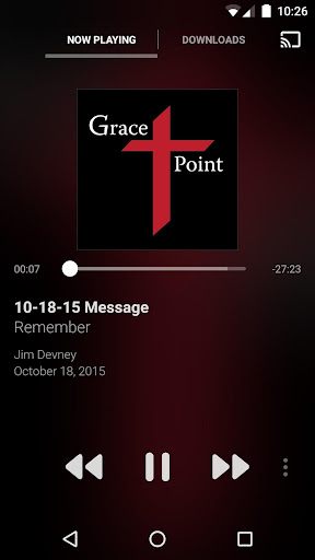 Gracepoint Church App Screen 3