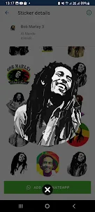 Bob Marley Sticker WhatsApp
