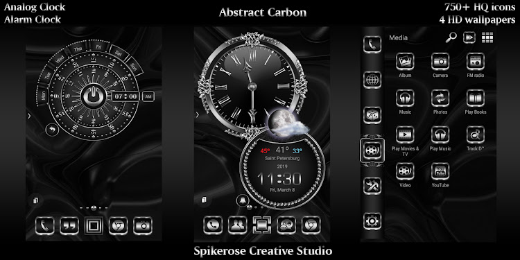 Abstract Carbon theme - 1.3 - (Android)