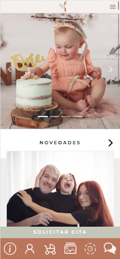 Android application Sandra Morales Photography screenshort