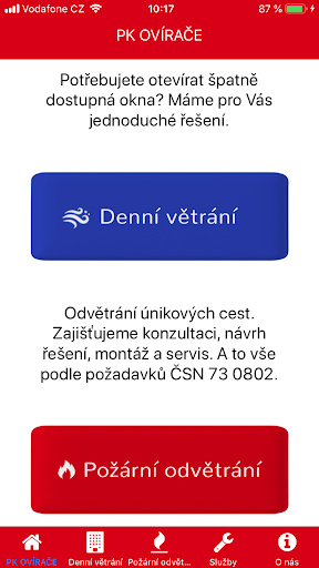 Otvírače oken Screen 2