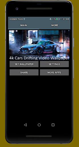 Android application Cars Drifting Video Wallpapers screenshort