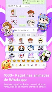 Teclado Emoji Facemoji & Fonts Screenshot