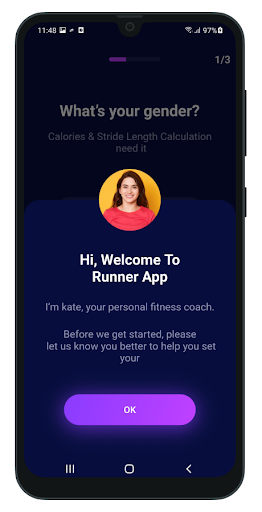 FitTrack: Fitness app Screen 3