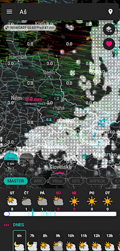 Počasí Meteo + Radar a Satelit Screen 3
