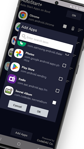 Auto Start+ Apps au démarrage