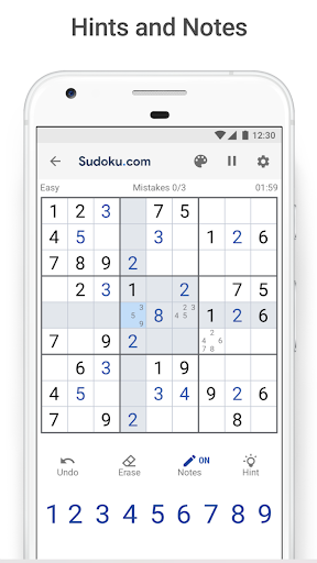 Android application Sudoku - Classic Puzzles Games screenshort