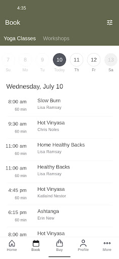 Empower Yoga MI Screen 2