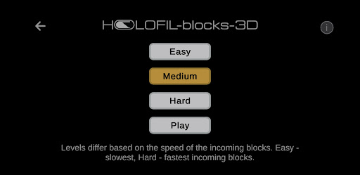 Blocks 3D X HOLOFIL Screen 3