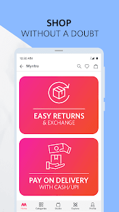 Myntra Online Shopping App Screenshot