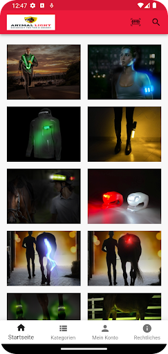 Android application ANIMAL-LIGHT screenshort