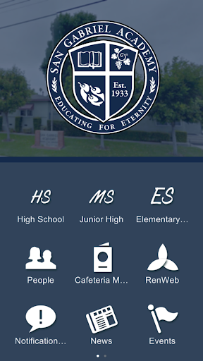 Android application San Gabriel Academy screenshort