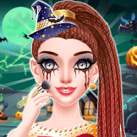 Хэллоуин макияж салон игры для девочек