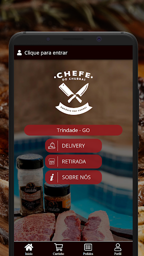Android application Chefe do Churras screenshort