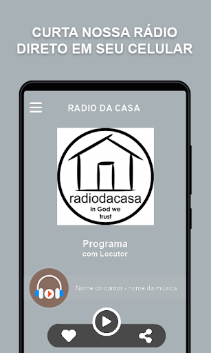 Android application Radio da Casa screenshort