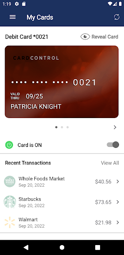 Android application FFB Wallet screenshort