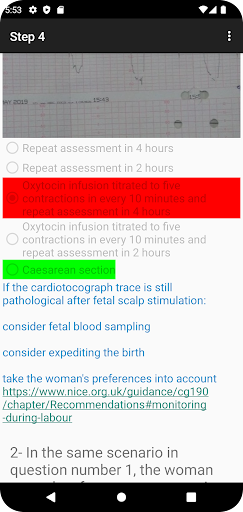 MRCOG Part 2 Quiz Screen 3