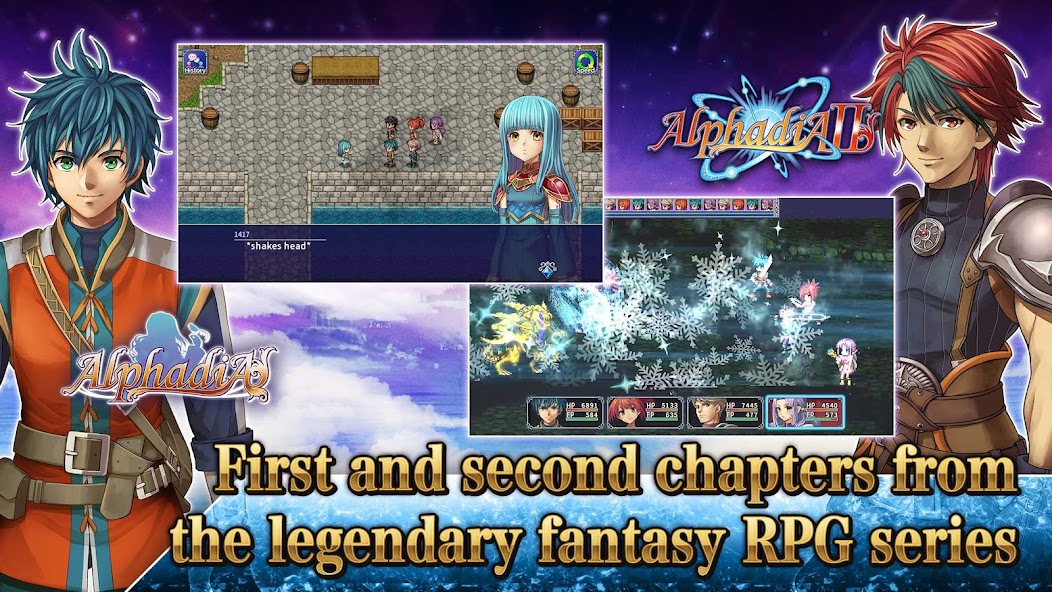 [Premium] RPG Alphadia I & II 1.0.3 APK + Mod (Remove ads / Paid for free / Unlimited money / Free purchase / Unlocked / Premium / Mod Menu / Mod speed) for Android