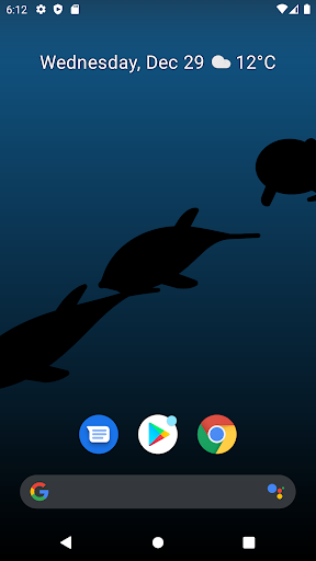 3 Dolphins Live Wallpaper Screen 3
