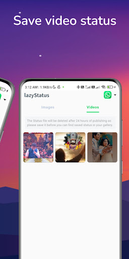 lazyStatus :Whatsapp saver Screen 2