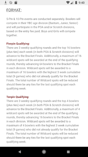 YBC Shootout Screen 2