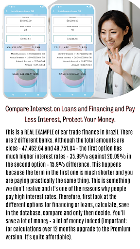Financial Calculator EIR Screen 3