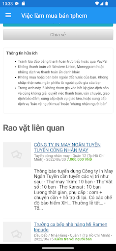 Việc Làm Mua Bán TPHCM