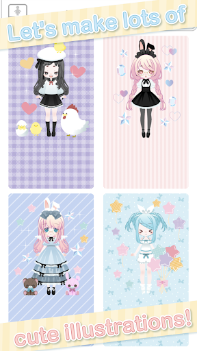 Kawaii SELECT : Cute Dress up 1.3.4 screenshots 1