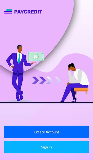 Android application Paycredit screenshort