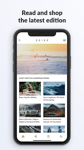 SEIKK Men’s Lifestyle Magazine Screen 2